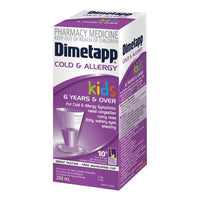 Dimetapp Kids Cold & Allergy 6yrs+ Grape 200ml