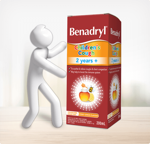 Benadryl Children's Cough 2 years+ Honey Lemon Flavour 200mL
