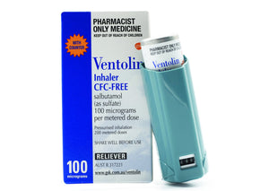 Ventolin Inhaler 200 Dose CFC Free