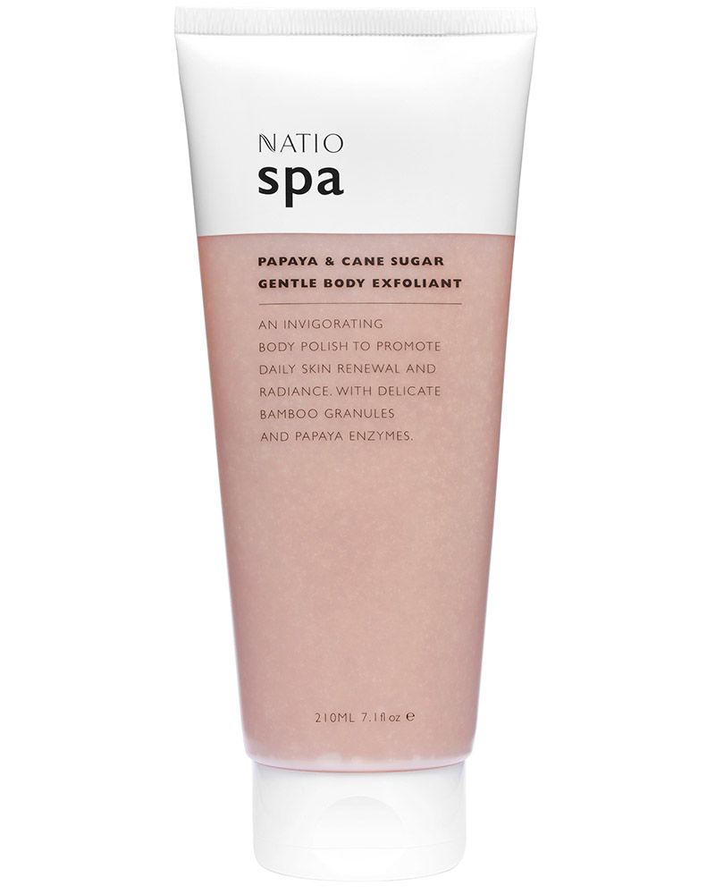 Natio Spa Papaya & Cane Sugar Gentle Body Exfoliant 210mL