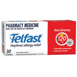 Telfast Tabs 120mg 10 Hayfever