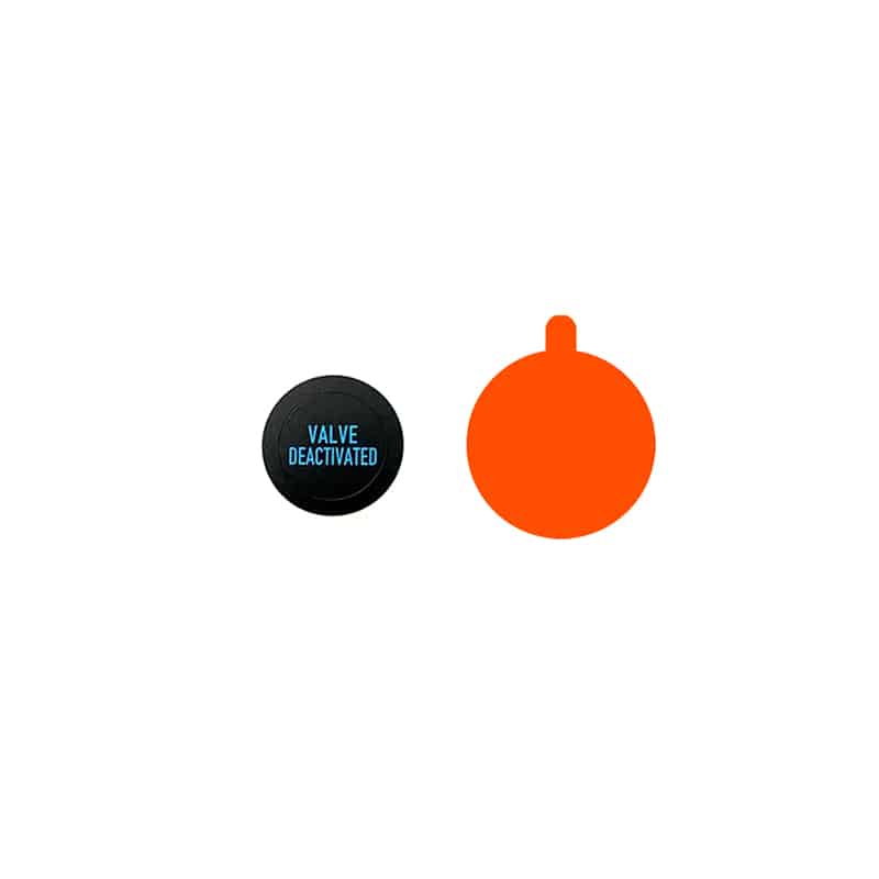 Cambridge Mask Co Valve Deactivator Sticker